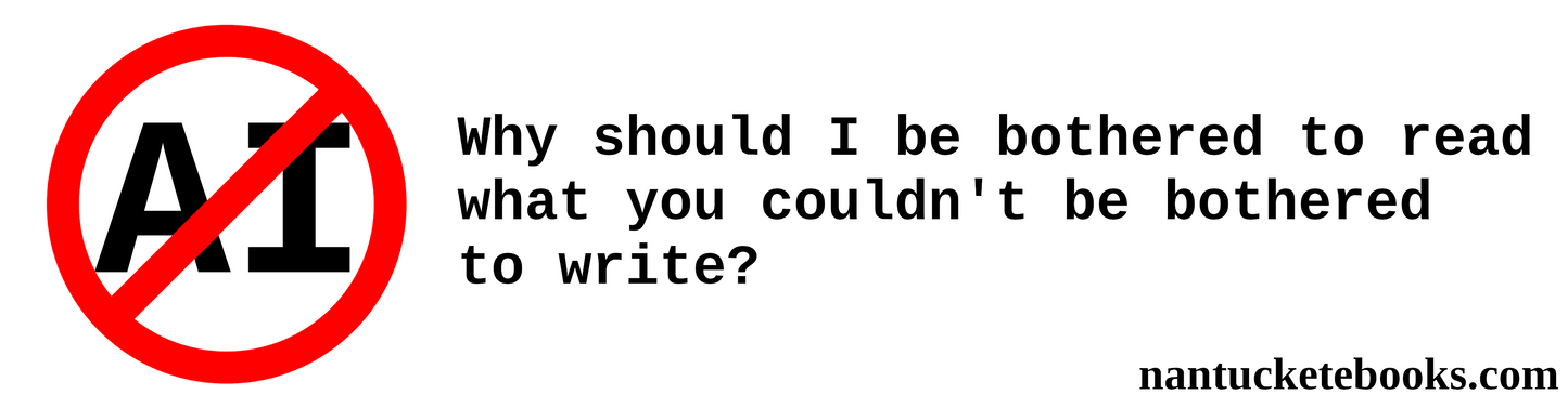 No-AI Bumper Sticker